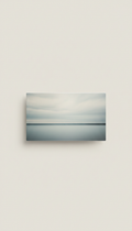 Tirage photo horizon bleu brume sur aluminium