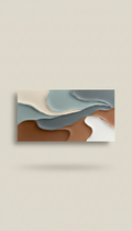 Tirage photo abstraction argile sur aluminium